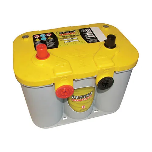 12v Yellow Top & Side Terminal Battery - Optima- DB1020