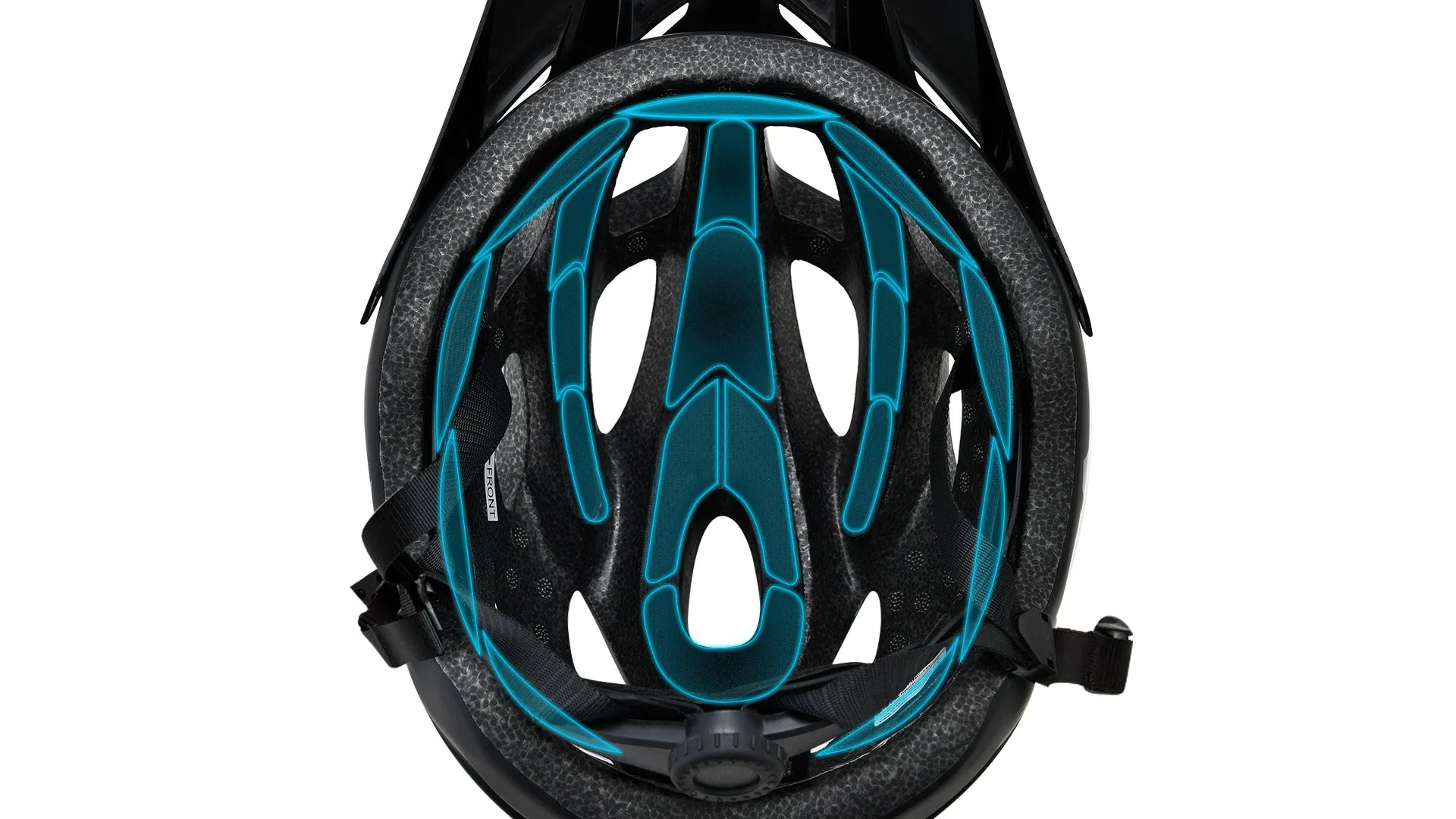 Adjustable Mountain Bike Helmet - Black