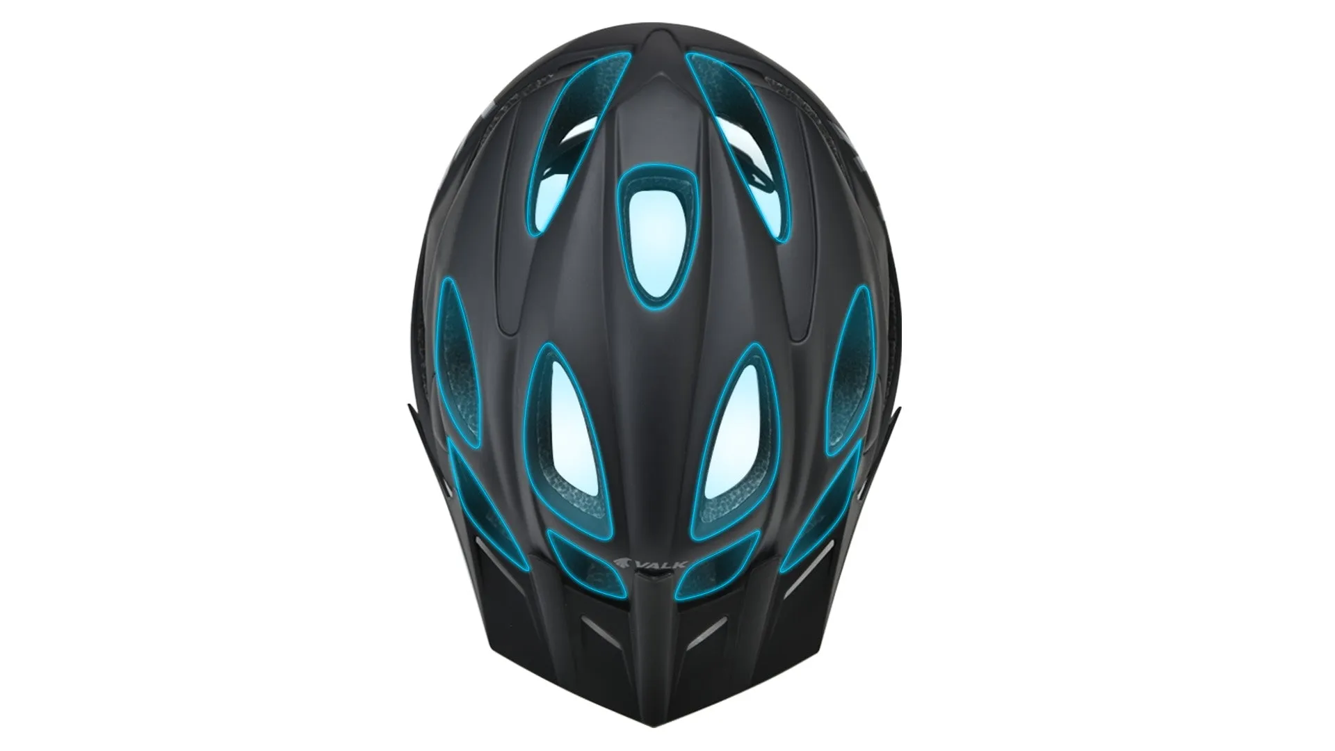 Adjustable Mountain Bike Helmet - Black
