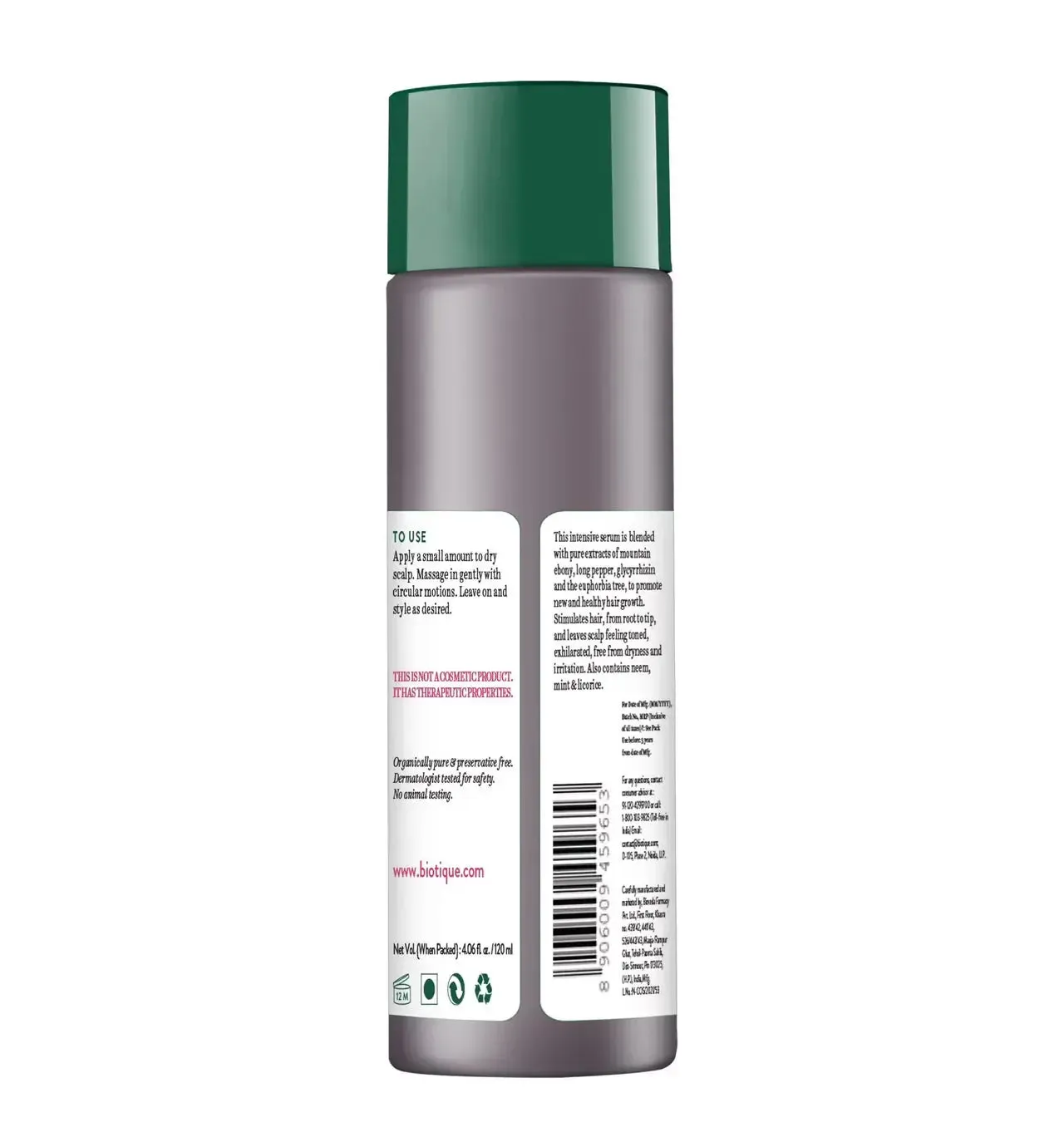 Botique Mountain Ebony Hair Serum Anti Hair Fall 120ml