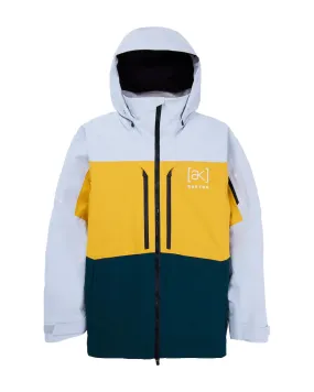 Burton Men's [ak] Swash Gore-Tex Jkt Gray/Golden/Emerald 2025