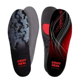 Cruvheal 220 lbs Strong Arch Support Insoles and Work Comfort Orthotic Insoles