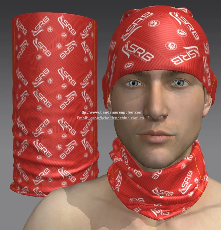 Customize tubular face shield neck gaiters with your logo low MOQ #22213-106