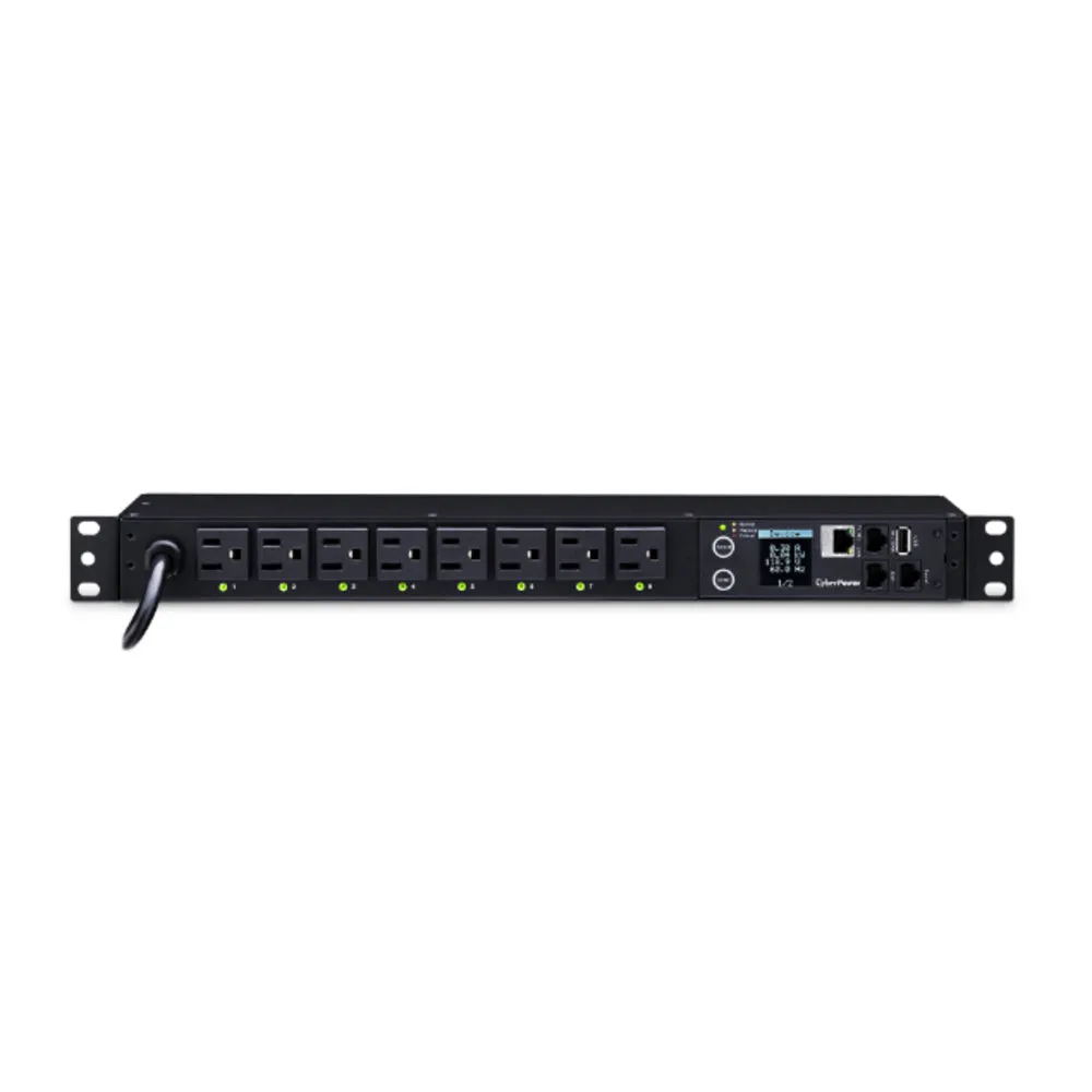 Cyberpower Systems Usa Inc. Pdu81001 15A 120V Metered-By-Outlet Switched Pdu