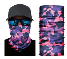 G183 Purple/Pink Camouflage Gaiter Mask