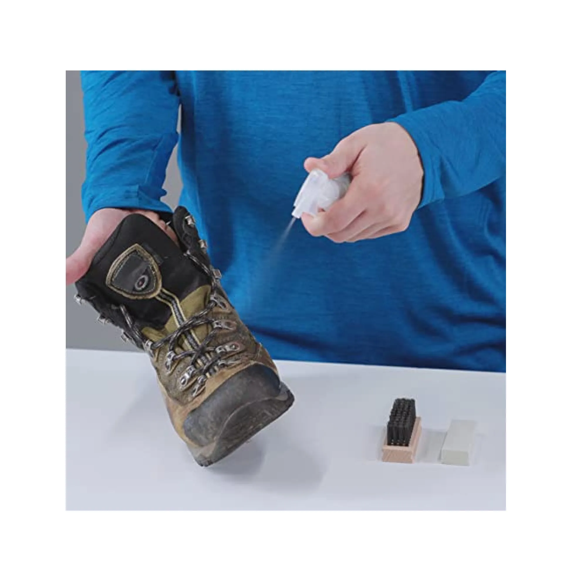GEAR AID Revivex Suede, Nubuck Fabric Boot and Shoe Care Kit, Ideal for use on Waterproof-breathable Footwear