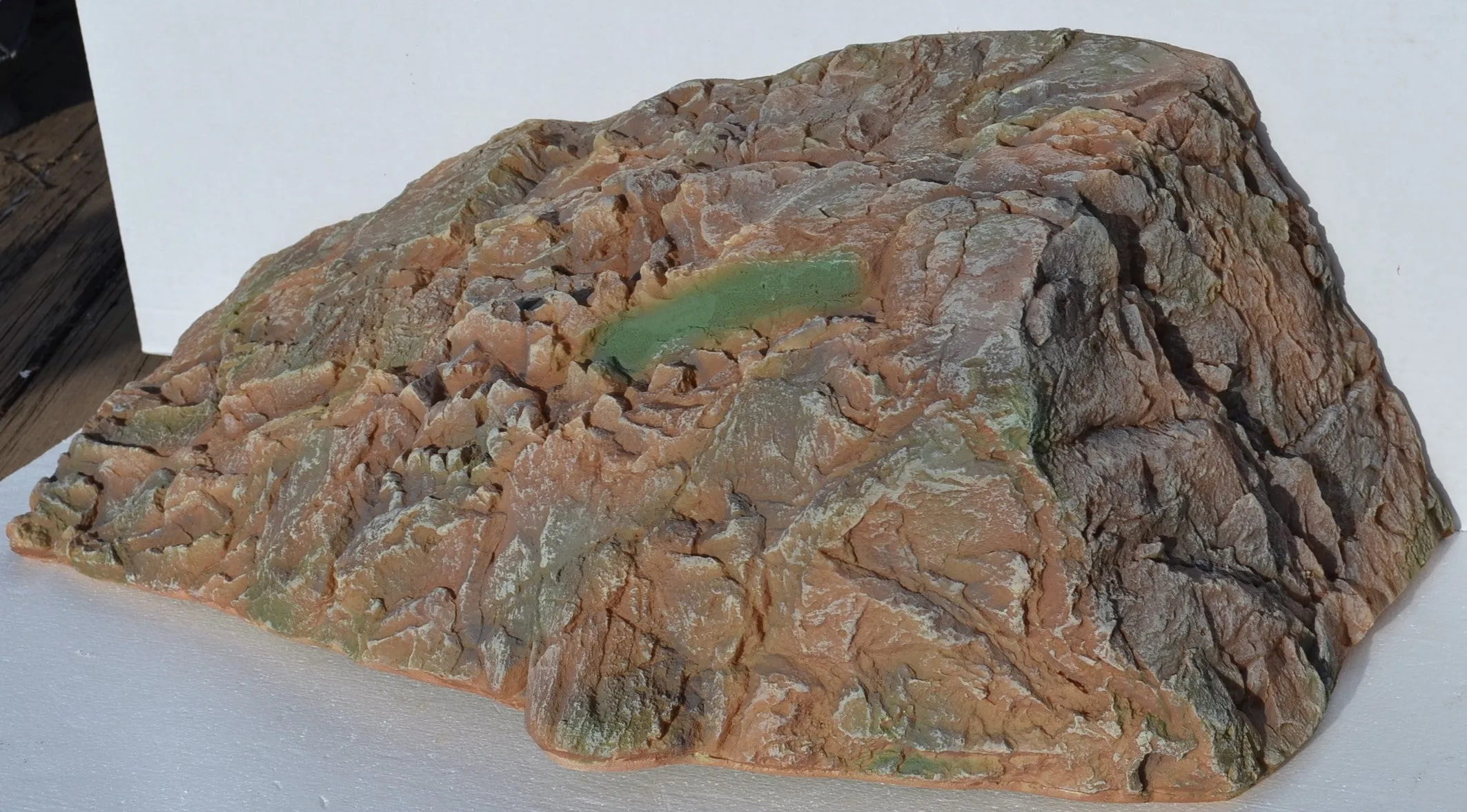 Large Painted Multi-scale Mountain Sheer Rock Cliff Diorama Piece #881