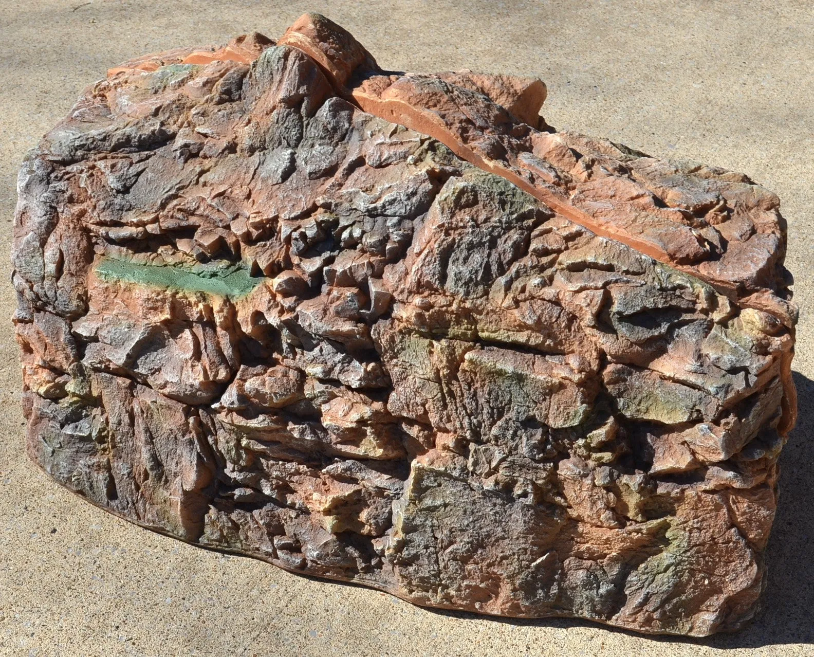 Large Painted Multi-scale Mountain Sheer Rock Cliff Diorama Piece #881