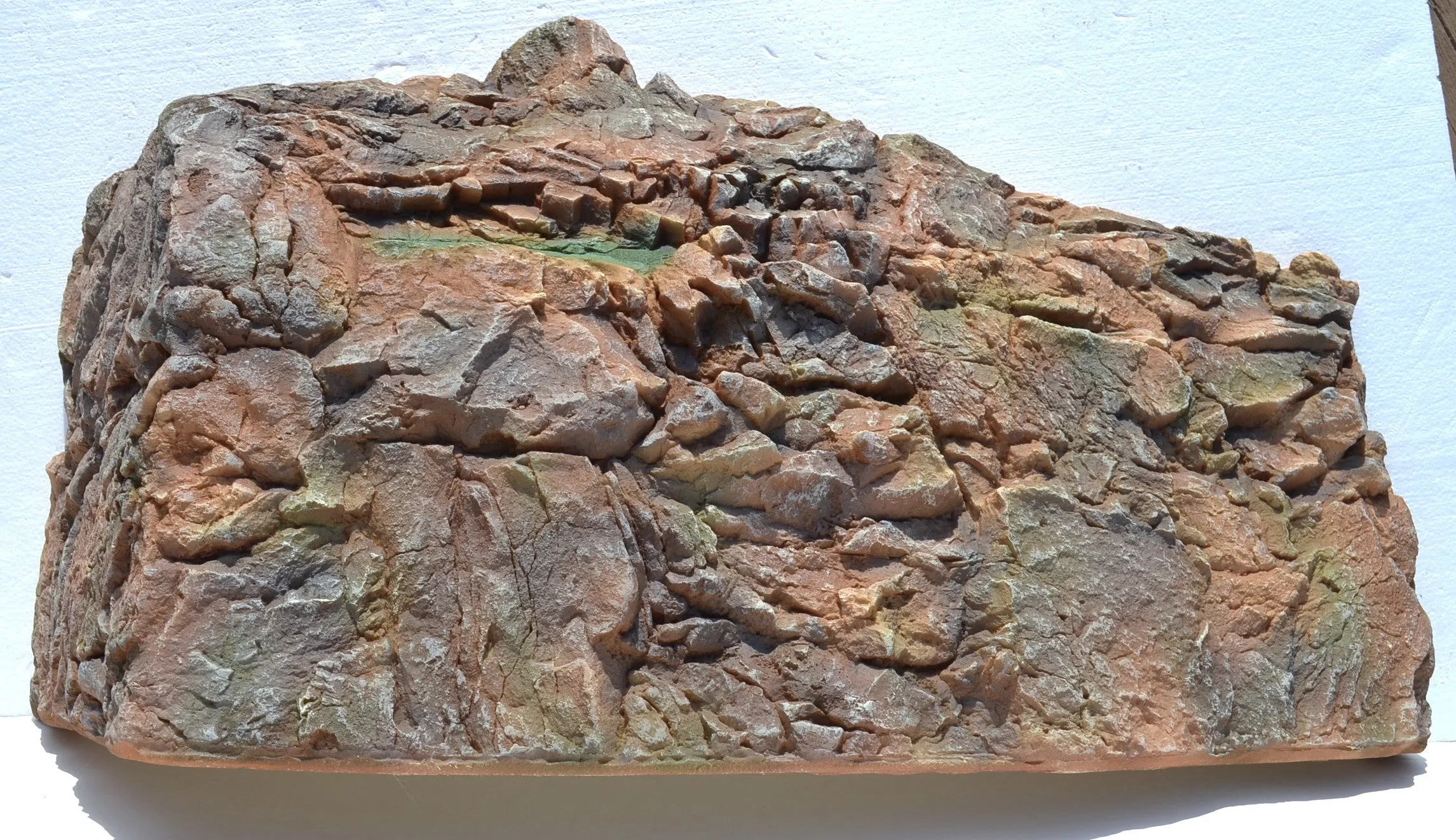 Large Painted Multi-scale Mountain Sheer Rock Cliff Diorama Piece #881