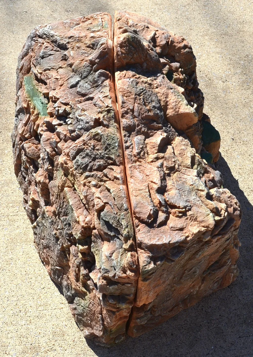 Large Painted Multi-scale Mountain Sheer Rock Cliff Diorama Piece #881