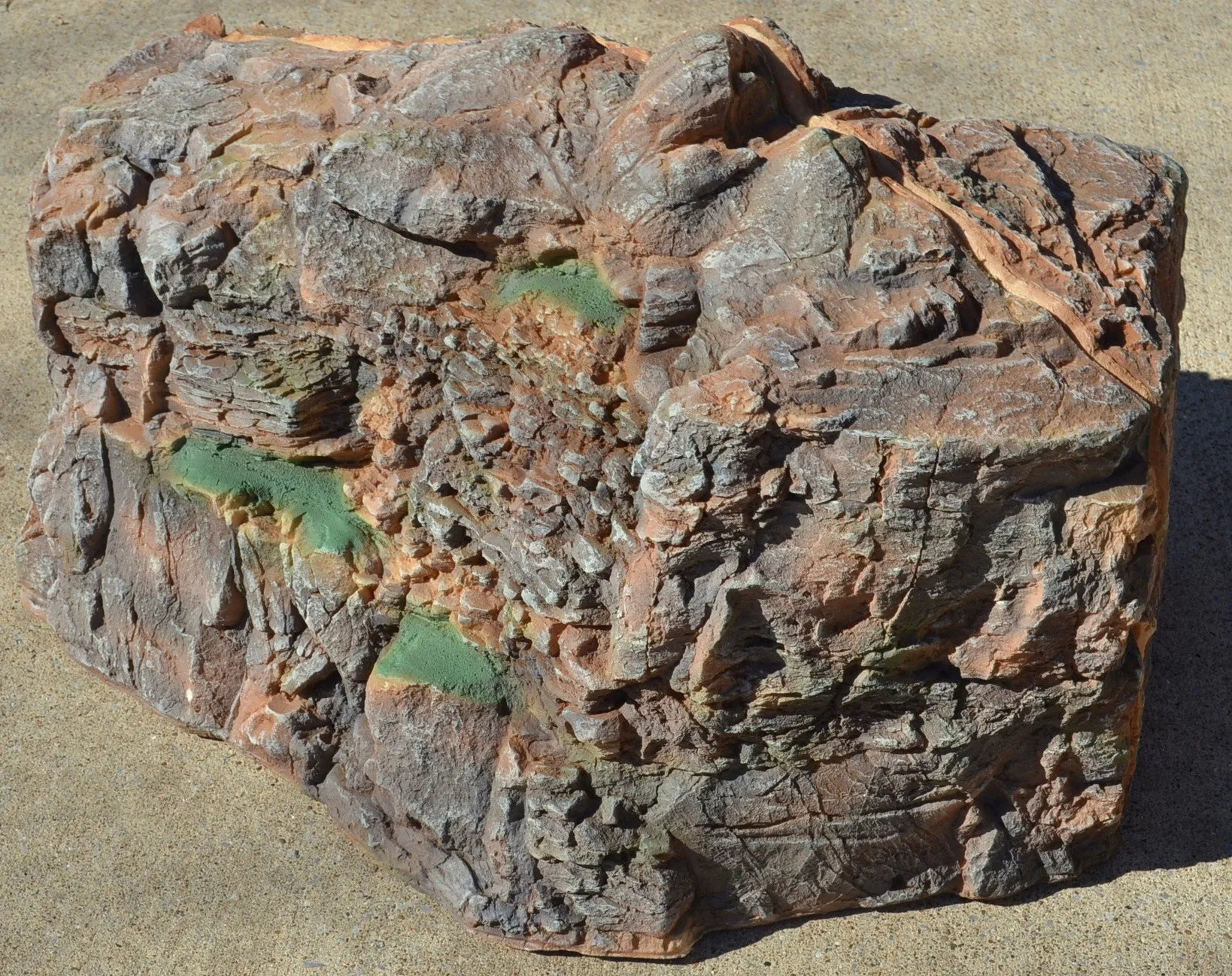 Large Painted Multi-scale Mountain Sheer Rock Cliff Diorama Piece #881