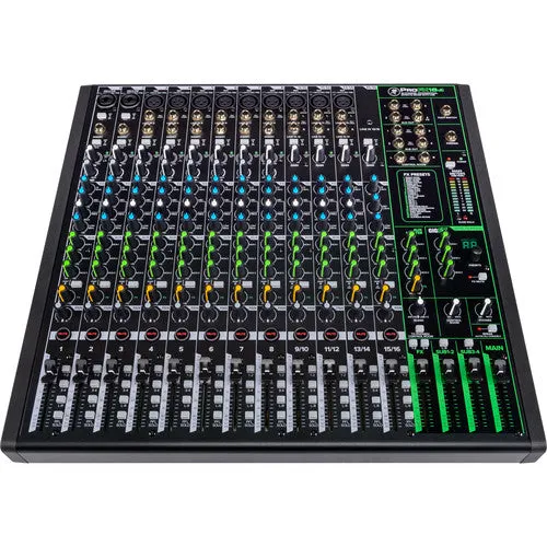Mackie 16 Channel 4-bus Professional Effects Mixer with USB