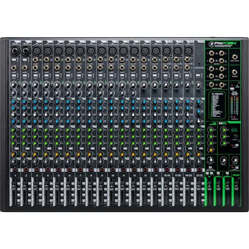 Mackie 22 Channel 4-bus Professional Effects Mixer with USB