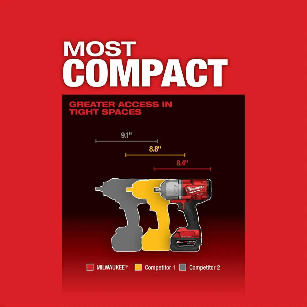 Milwaukee 2863-20 M18 FUEL 18V 1/2-Inch Friction Ring Impact Wrench - Bare Tool