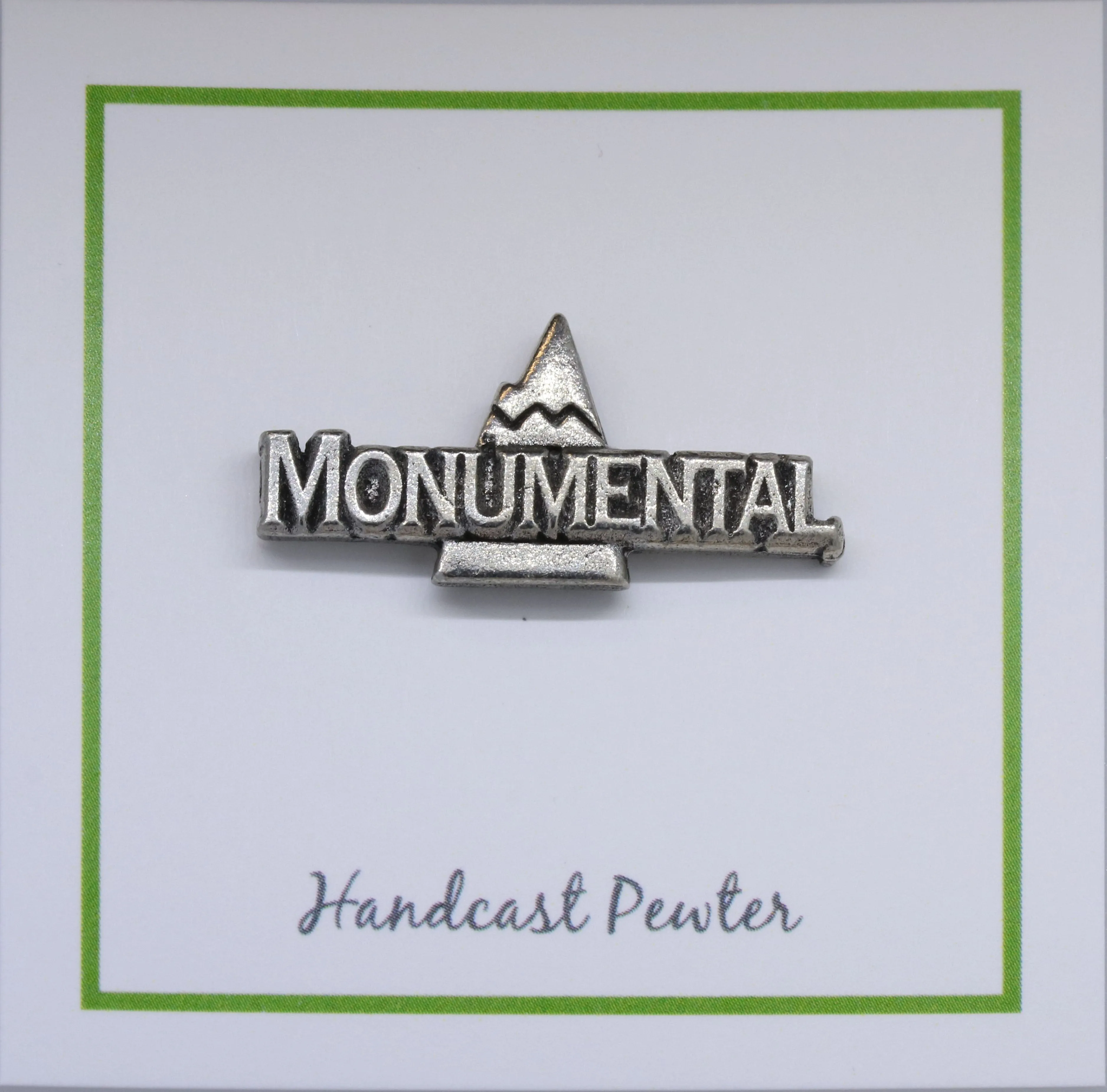 Monumental Mountain Lapel Pin