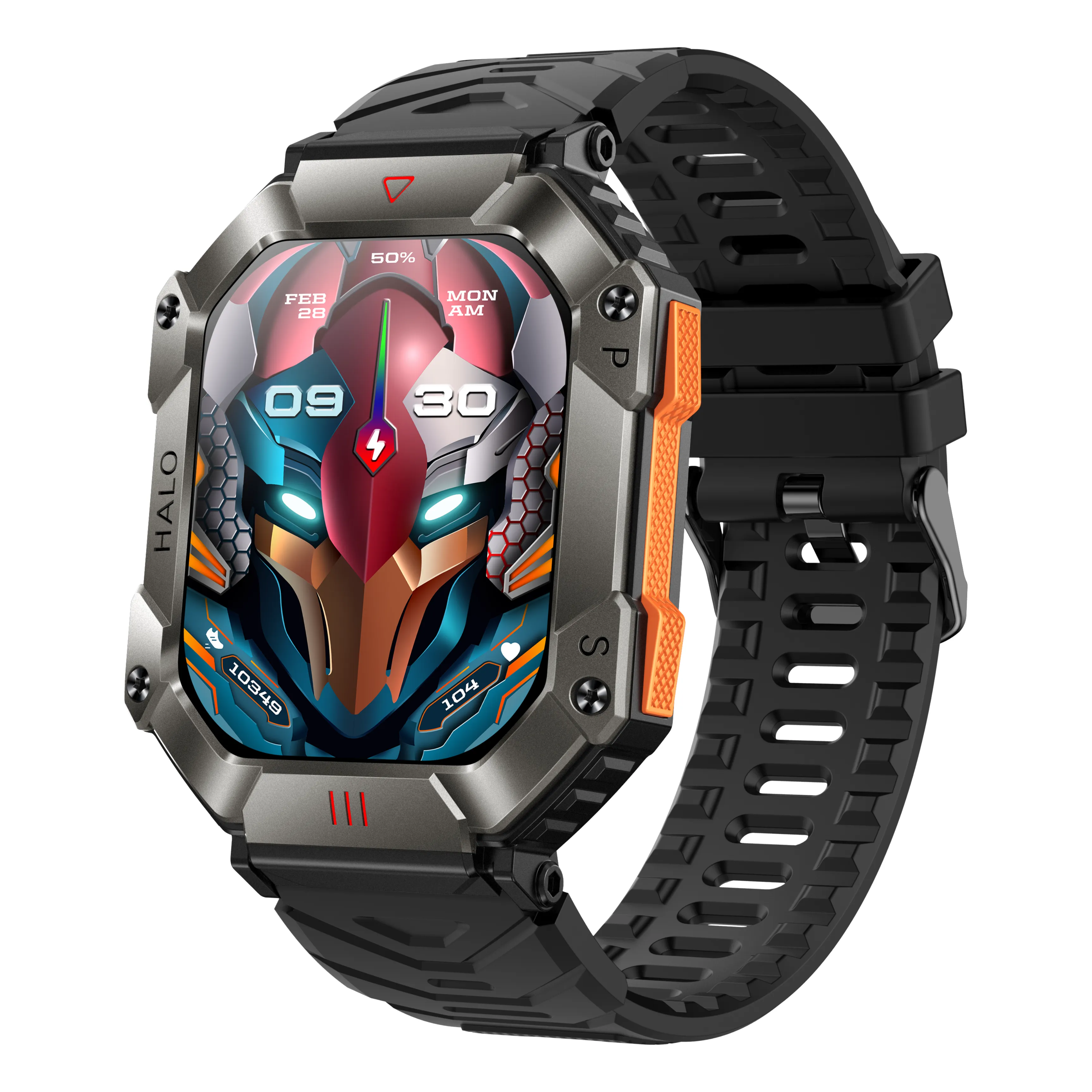 New Waterproof Outdoor Smartwatch with Bluetooth Call, Compass, Real-time Barometer and Altitude Detection