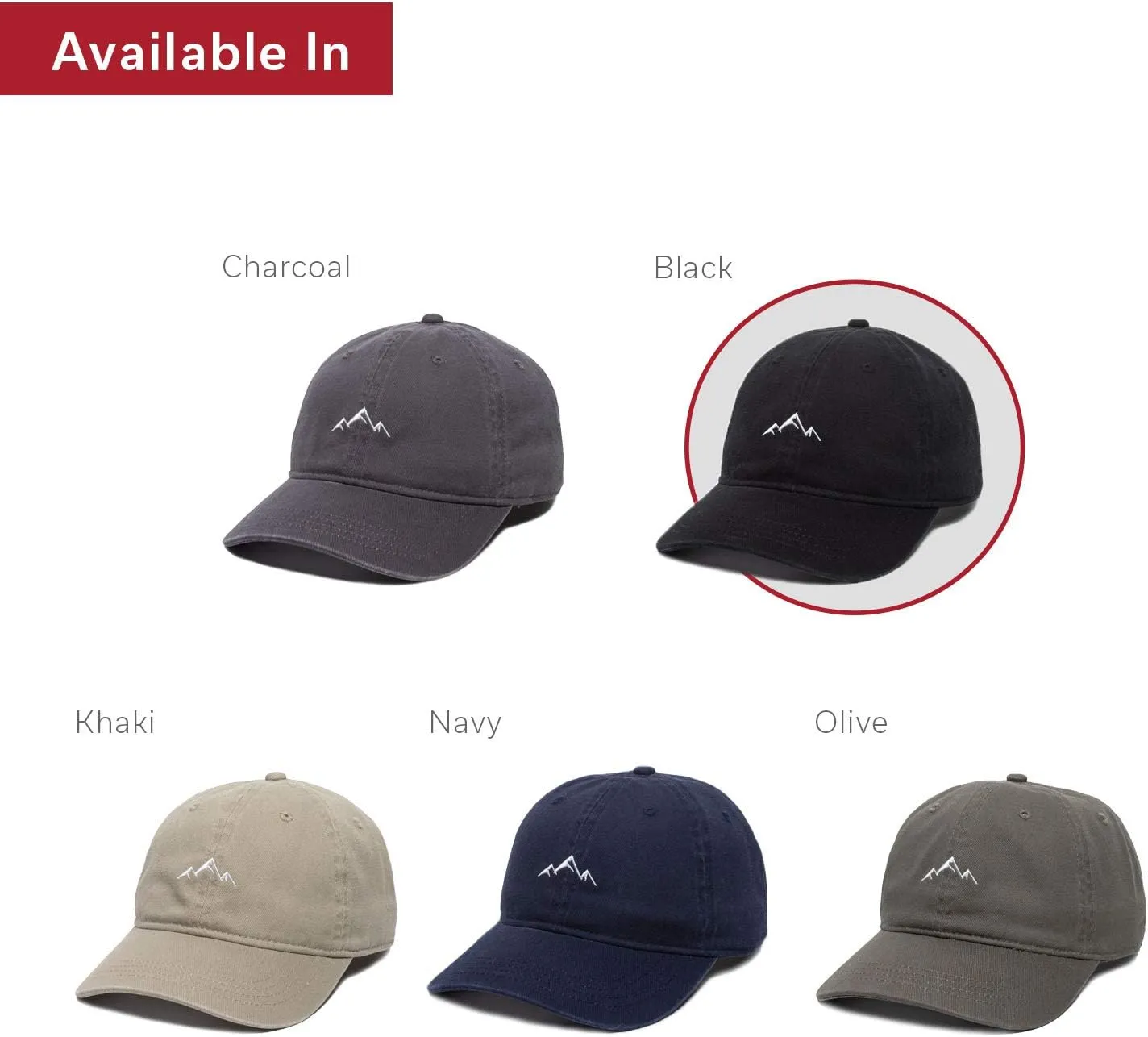 Outdoor Cap Mountain Dad Hat - Unstructured Soft Cotton Cap