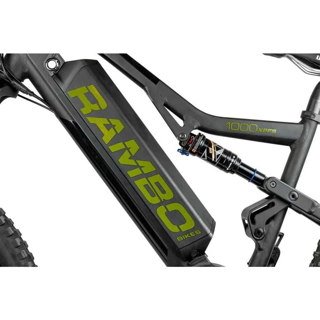 RAMBO The Rampage 1000W 48V Full Suspension Cruiser Electric Bike