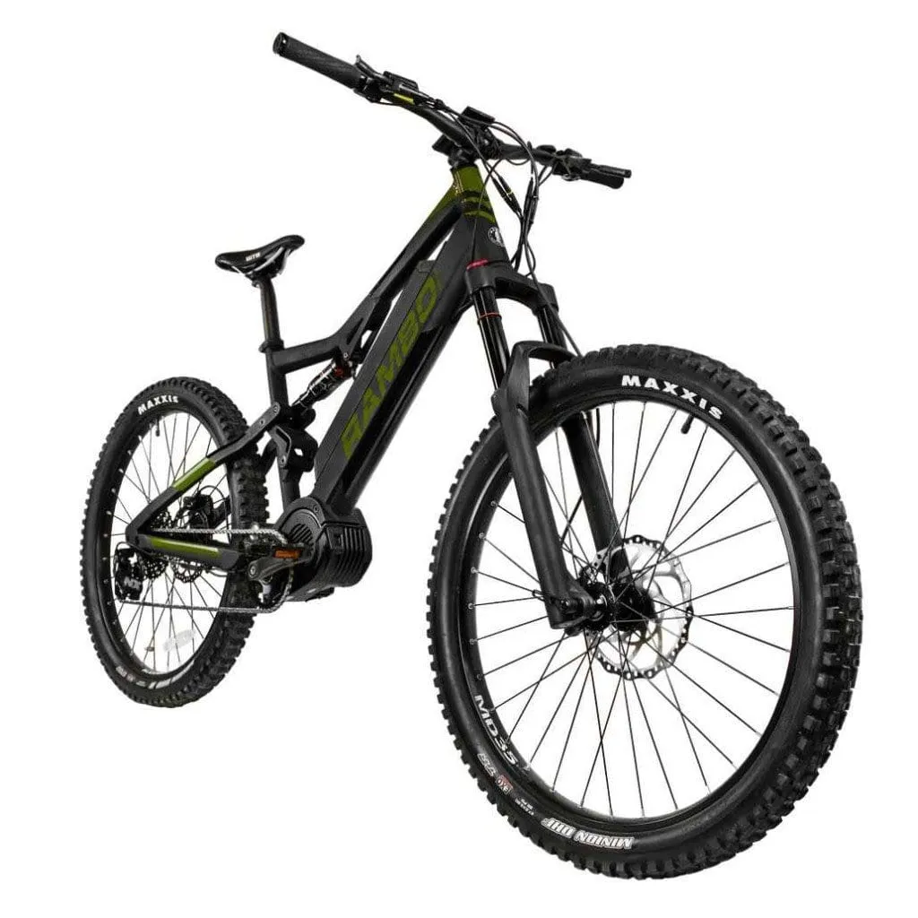 RAMBO The Rampage 1000W 48V Full Suspension Cruiser Electric Bike