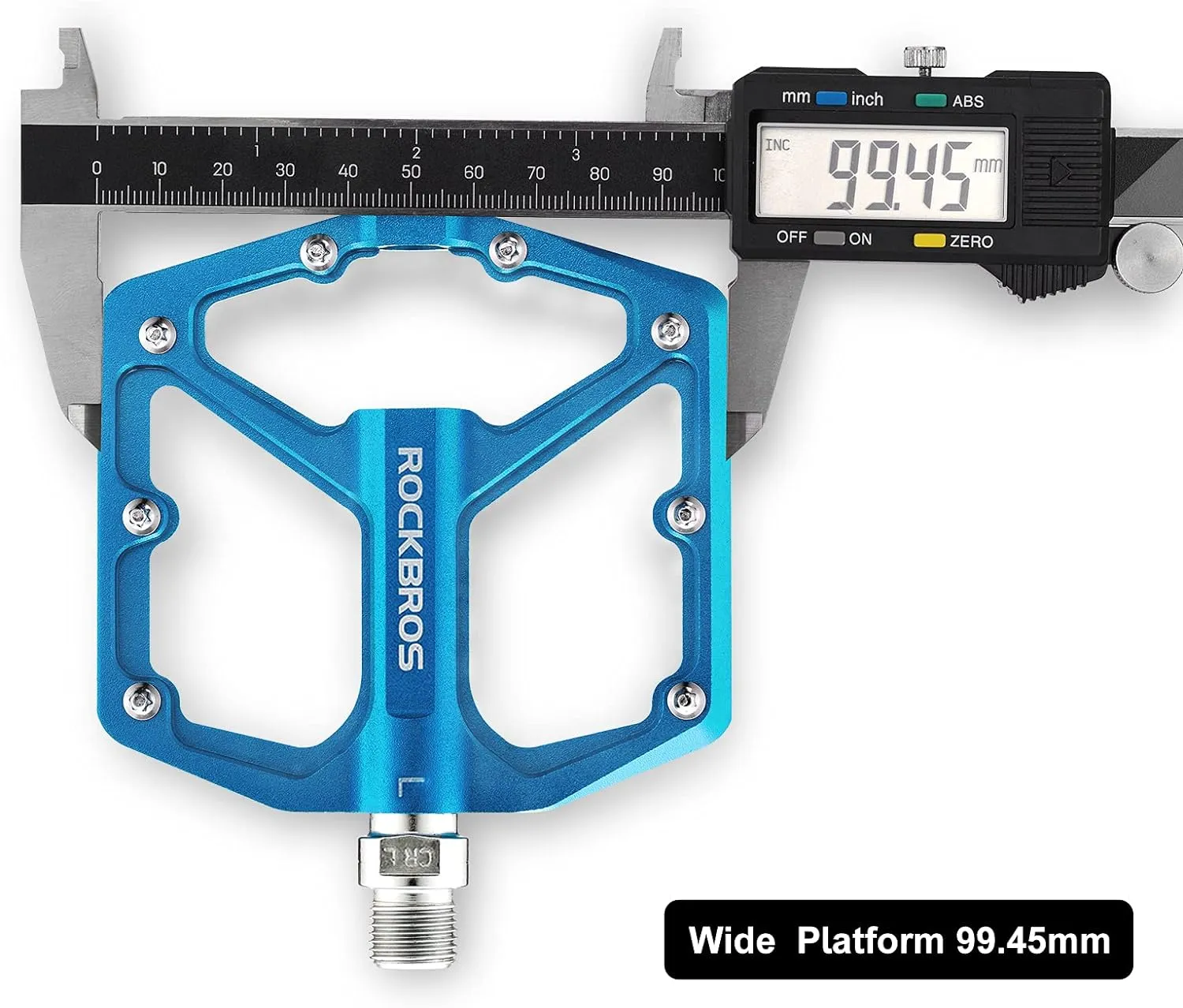 ROCKBROS Bike Pedals Lightweight Aluminum Platform 9/16'' Sealed Bearing