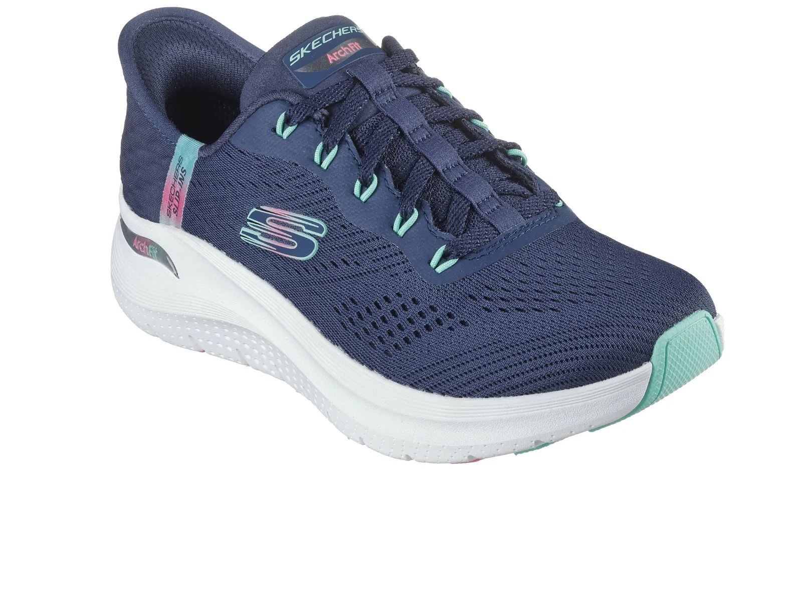 Skechers 150066 Slip-ins: Arch Fit 2.0 - Easy Chic - Navy Turquoise