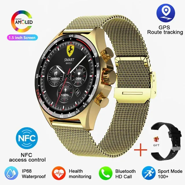 Sports GPS Smart Watch Men Bluetooth Call HD Smartwatch