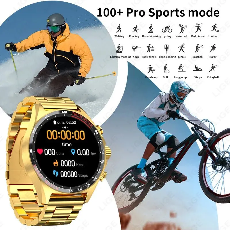 Sports GPS Smart Watch Men Bluetooth Call HD Smartwatch