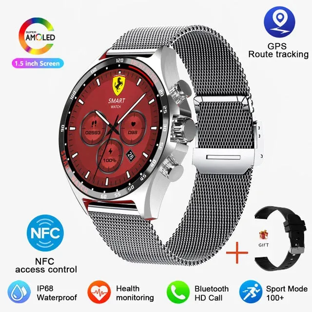 Sports GPS Smart Watch Men Bluetooth Call HD Smartwatch