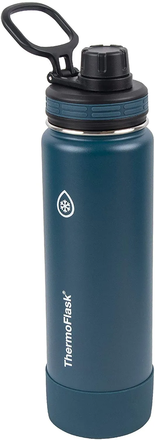ThermoFlask 24oz Spout Bottle - Blue(1 lid)