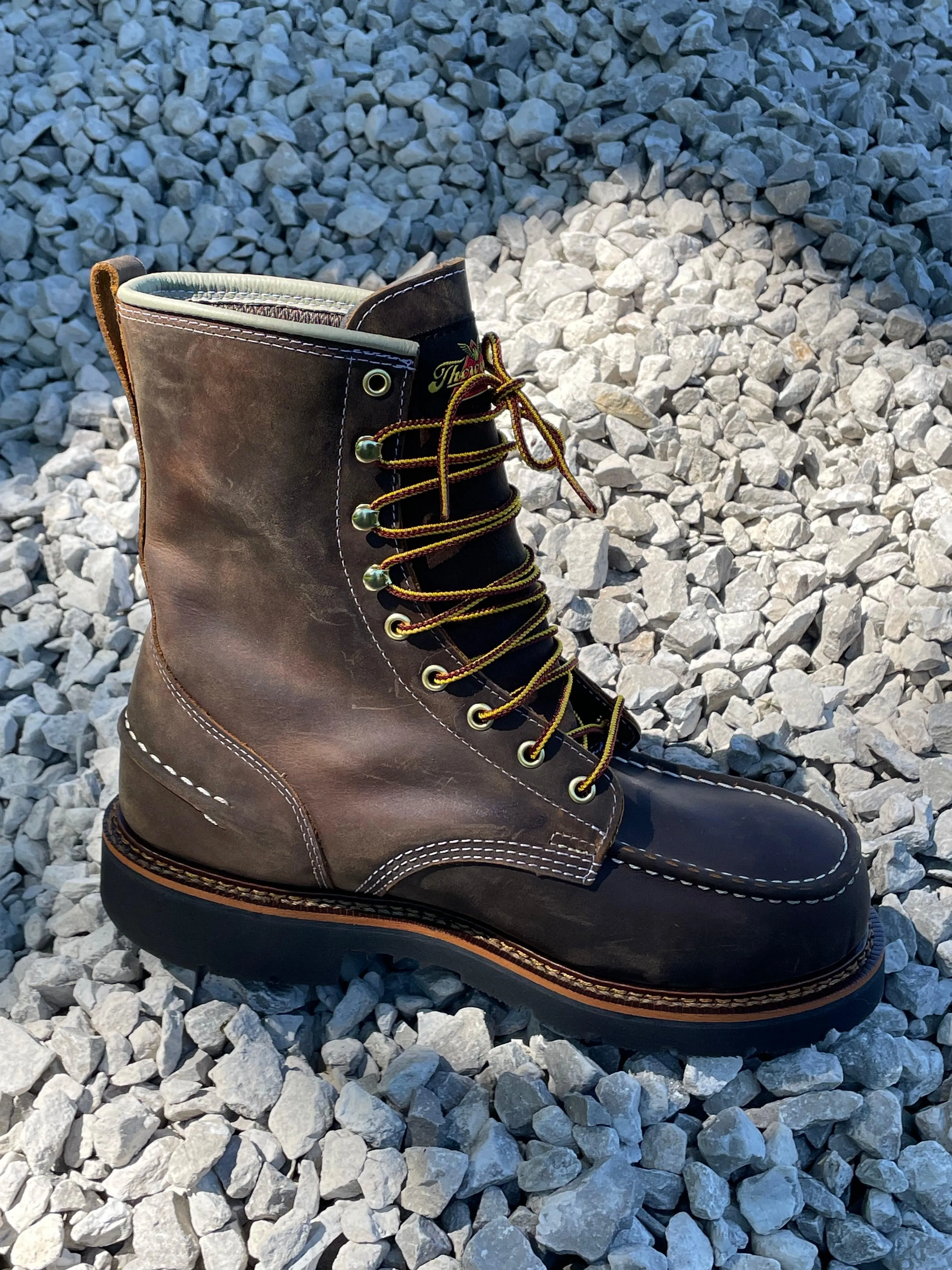Thorogood Men's MAXWear90™  8″ Crazyhorse Waterproof Moc Toe Work Boot 814-3890