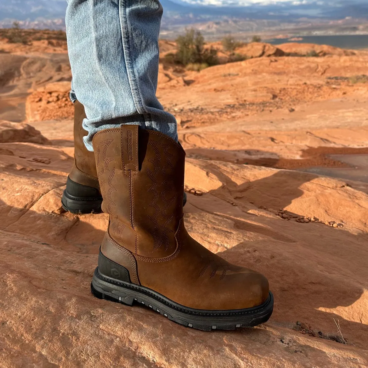 Trailboss 11” Waterproof Soft Toe Western Work Boot