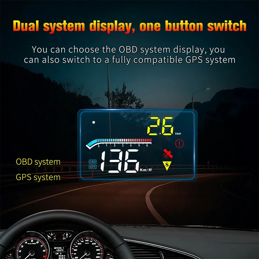 US M17 Intelligent  Car  Display OBD Universal Windshield Speed
