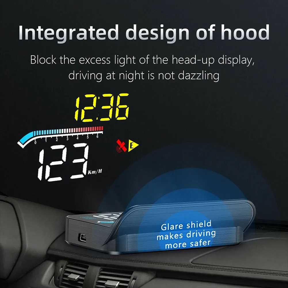 US M17 Intelligent  Car  Display OBD Universal Windshield Speed