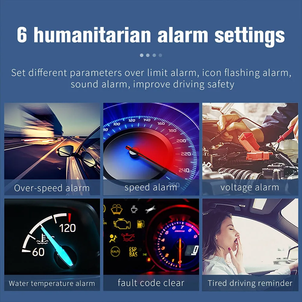 US M17 Intelligent  Car  Display OBD Universal Windshield Speed