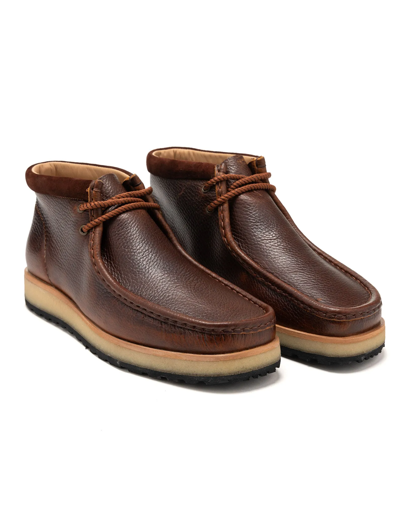 Wallabee Scout Dark Tan Leather
