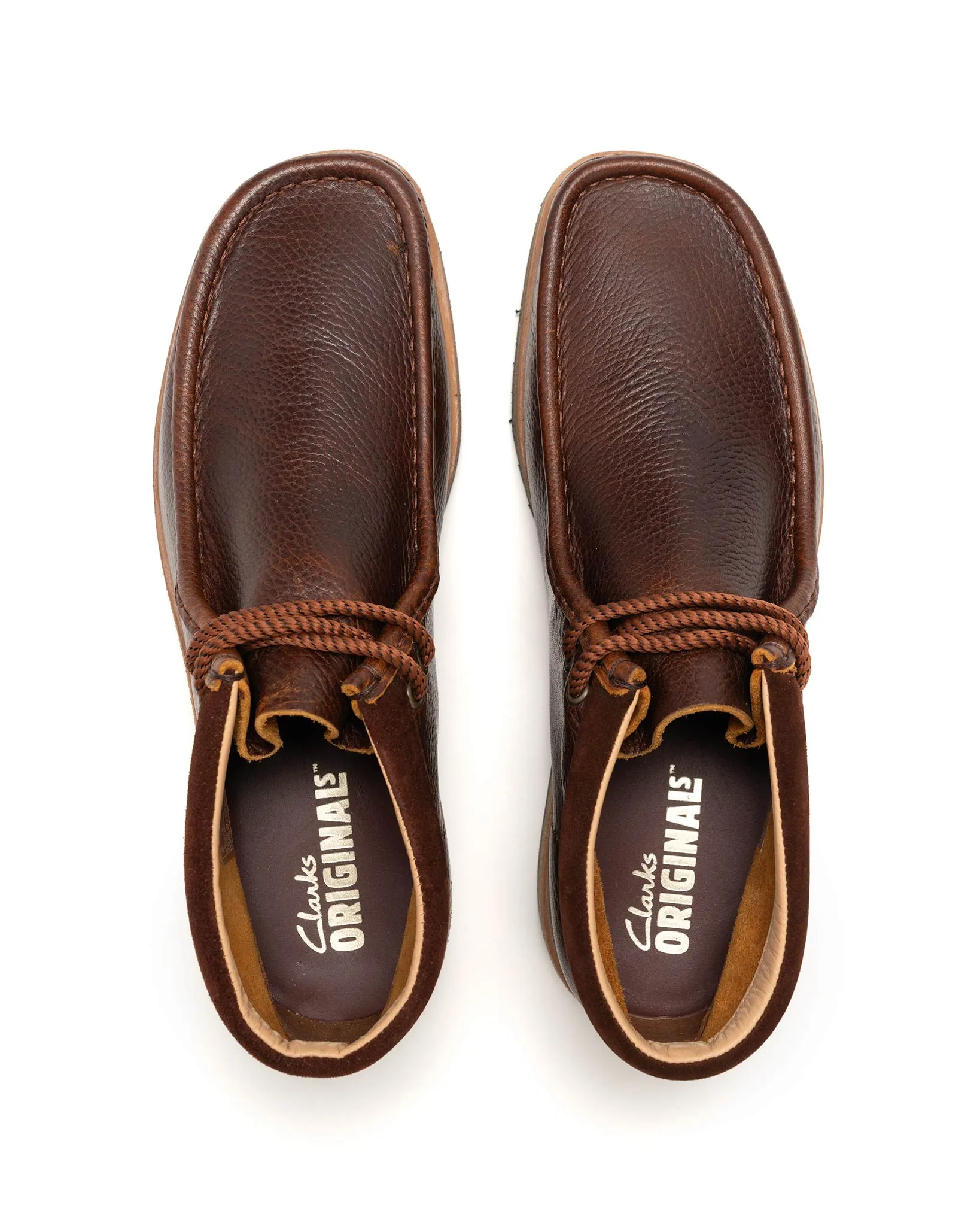 Wallabee Scout Dark Tan Leather